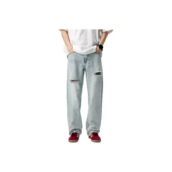 SONGS ALONG Jeans Unisex Azurite
