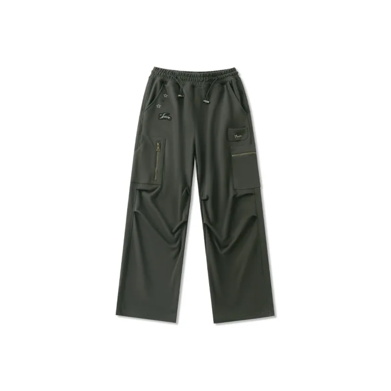 LAMLICKA Cargo Pants Unisex Gray-0