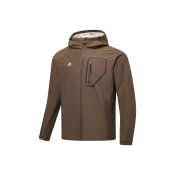 PEAK Trench Coats Men Charcoal Gray Brown
