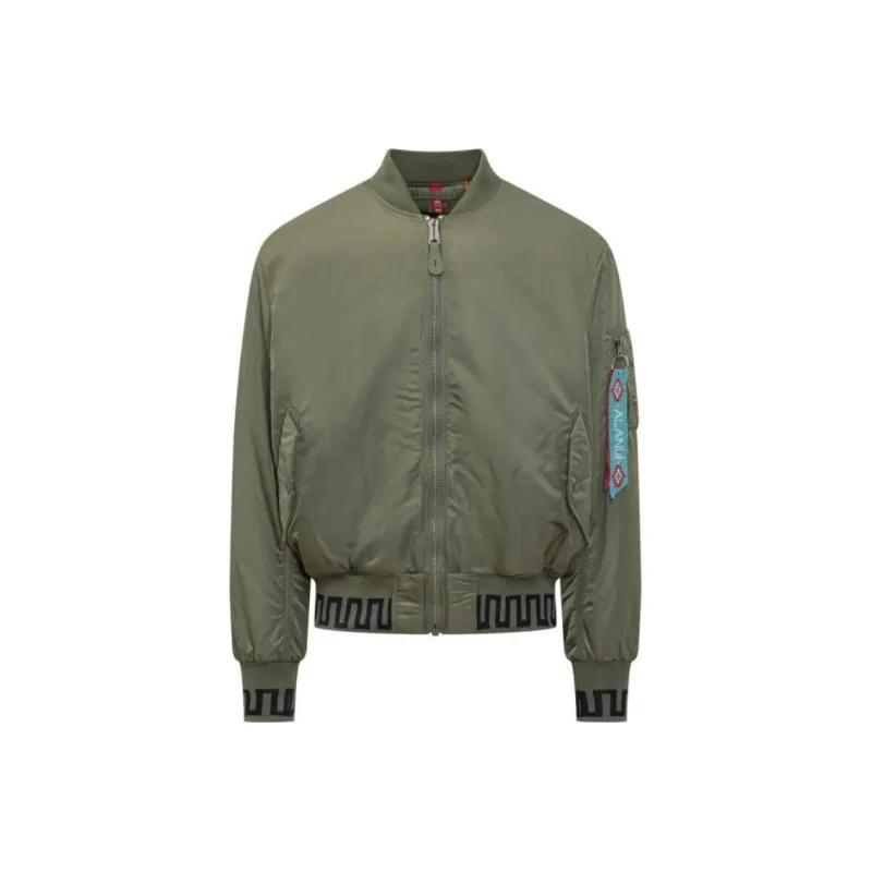 Alanui Classic Logo Detailed Bomber Jacket-0