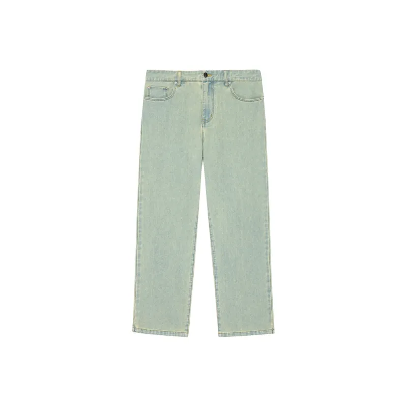 Nice Rice Jeans Men's Yellow Green-0