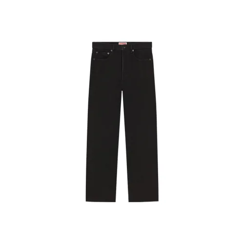 EMPORIO ARMANI Logo Patch Straight Leg Jeans