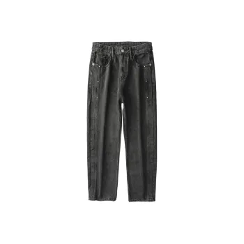 FAIRWHALE Jeans Unisex Denim Black