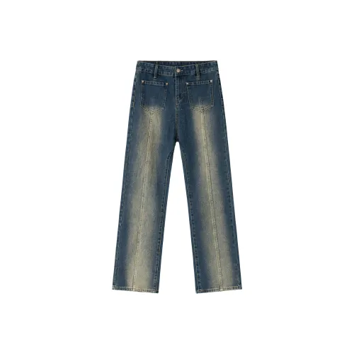 XINYINSU Jeans Unisex Dark Blue