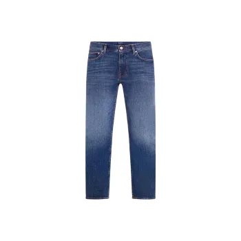 Tommy Hilfiger Denton Fitted Straight Faded Jeans Jeans Men's Blue
