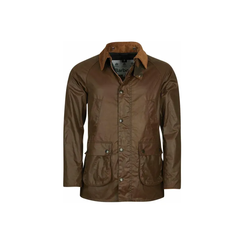 BARBOUR Leather Jacket Men's Brown-0