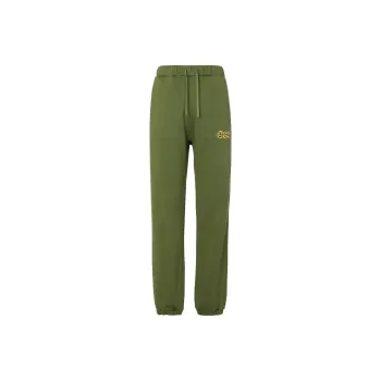 Drew House Letter Logo Series Knitted Sweatpants Unisex Olive Green