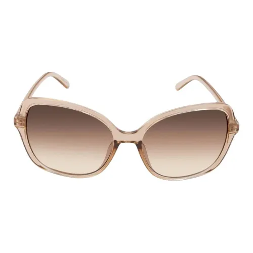 CALVIN KLEIN Plastic Butterfly Sunglasses Women's Brown