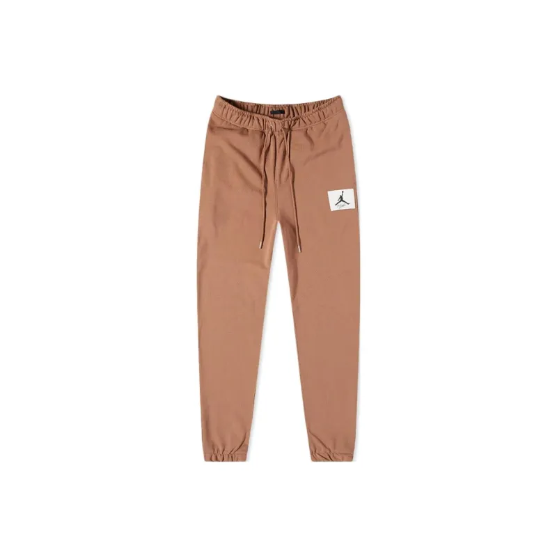 Jordan Knitted Sweatpants Men Earth Yellow-0