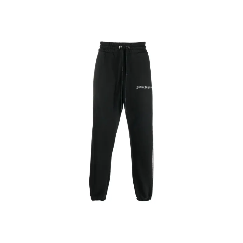 PALM ANGELS Logo Printed Drawstring Track Pants-0