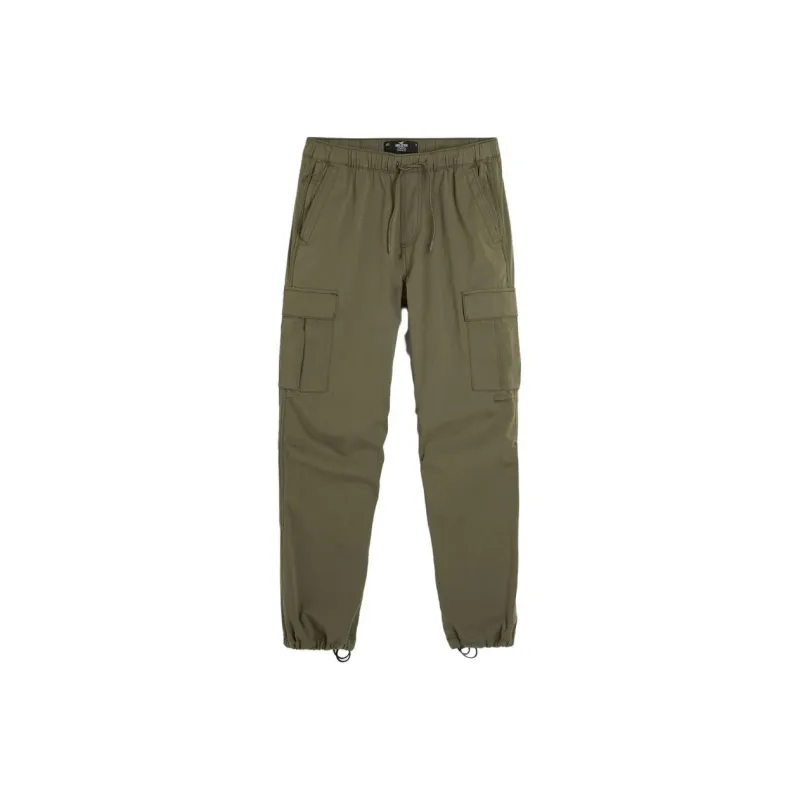 Hollister Cargo Pants Men Olive Green-0