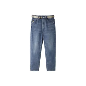 HLA Jeans Men Blue Gray Denim Gradient Light C0