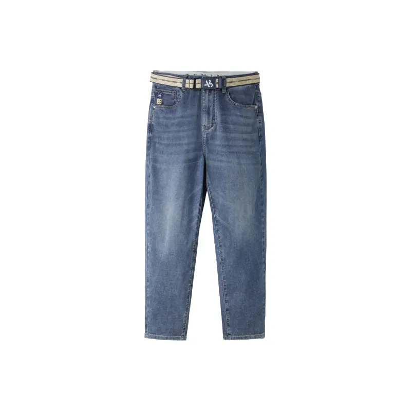 HLA Jeans Men Blue Gray Denim Gradient Light C0-0