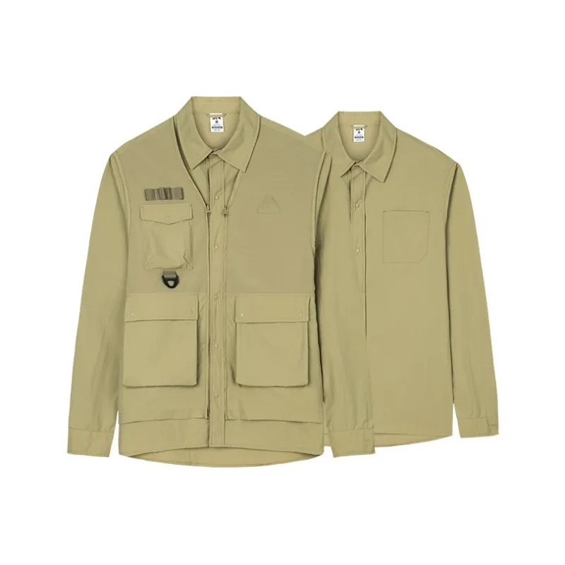 Anta Variety Training Collection Jackets Coats Men's Deep Linen-0