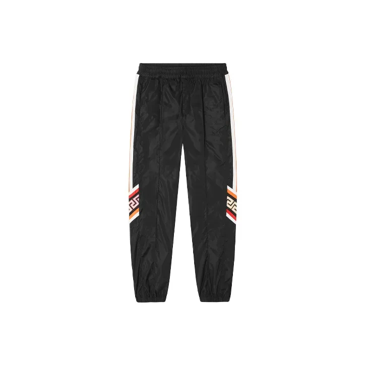 FANSIZHE Knitted Sports Pants Men's Black-0