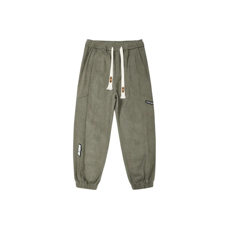 JASONWOOD Autumn And Winter Season Knitted Sports Pants Trendy Thickened Casual Pants Unisex-7
