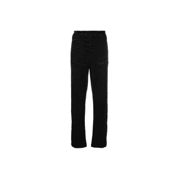 PALM ANGELS Logo Embroidered Velour Track Pants