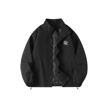 Qnxeey Jackets Coats Unisex Black