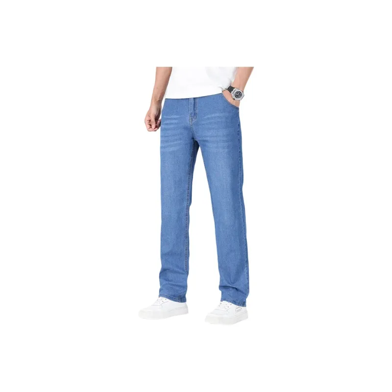 KM 2025 Spring Summer Jeans Thin Men's-10