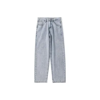 FAIRWHALE Thin Jeans Unisex Denim Blue