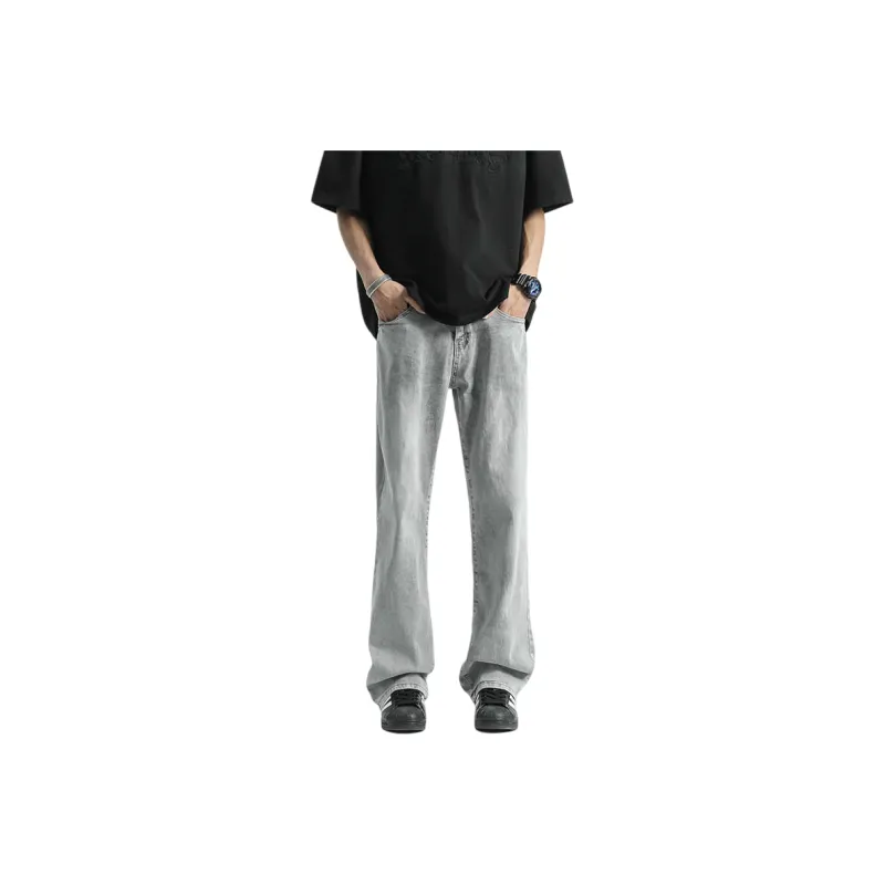EYEUNDERSTAND Spring And Fall Season Jeans Men's-4