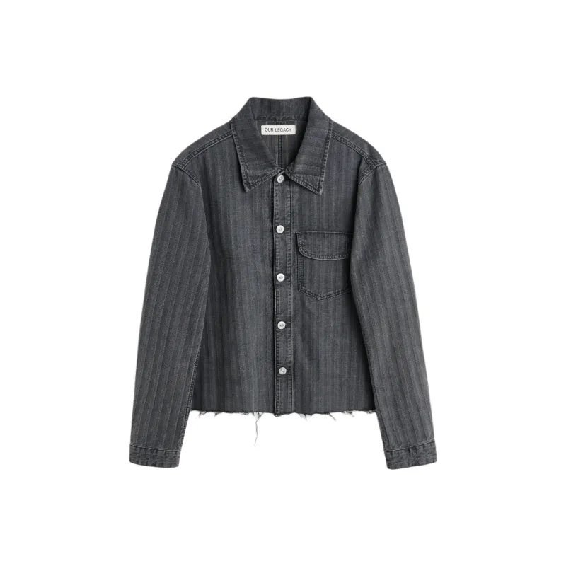 OUR LEGACY Cut Rebirth Shirt Jacket-0