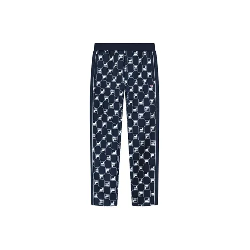 FILA Athletics Knitted Sweatpants Men Blue