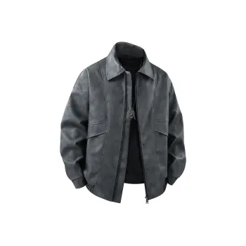 JIMI&JONS Jackets Coats Unisex Black Gray Color