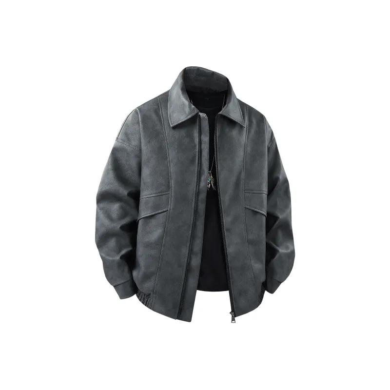 JIMI&JONS Jackets Coats Unisex Black Gray Color-0