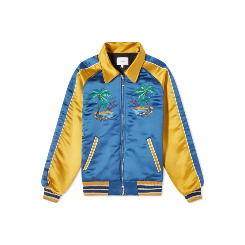 RHUDE Colour block Bomber Jacket-0