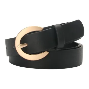 JEANSWEST PU Leather Belts Women's 2.4CM