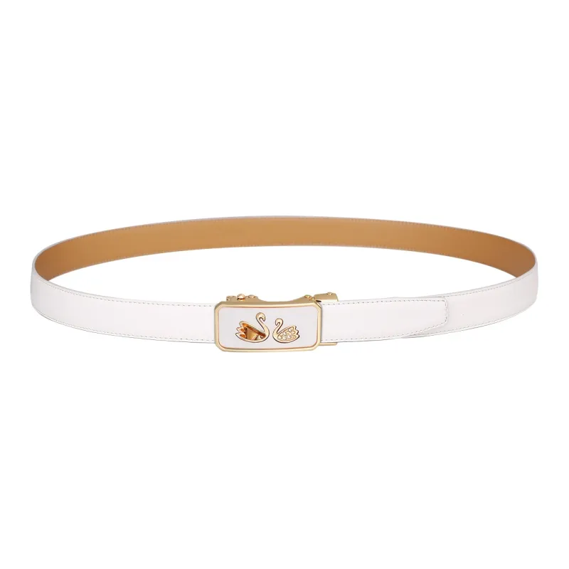 CATELLES Cow Split Leather Belts Women's 2.4cm-12
