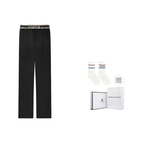 Charlie Luciano Casual Pants Unisex Black