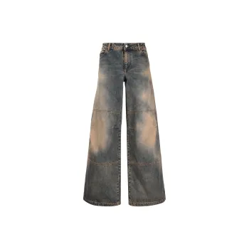 Aries Acid-wash Wide-leg Jeans