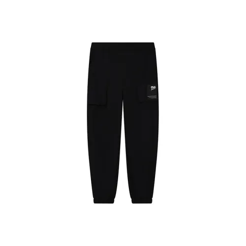 FILA Vincent Van Gogh Knitted Sweatpants Men Jet Black