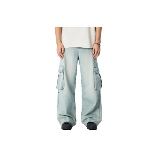 AHAH Summer Jeans Loose Fit Men's