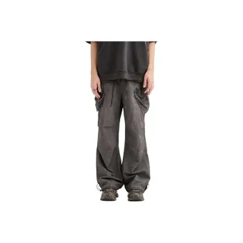 Organic Emotion Cargo Pants Unisex Washed Gray