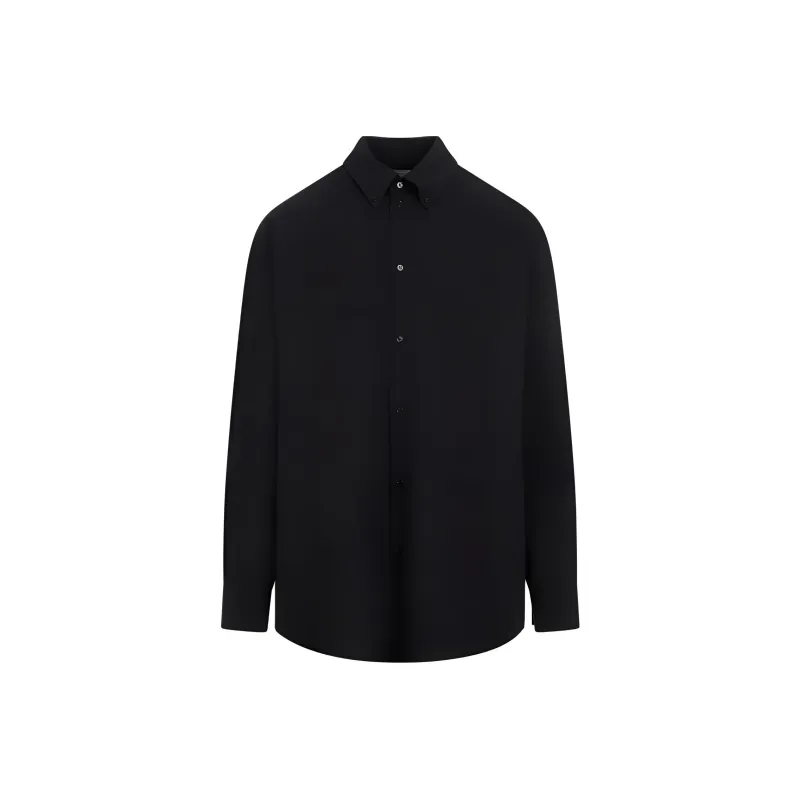 OFF WHITE Logo Embroidered Buttoned Shirt Jacket-0