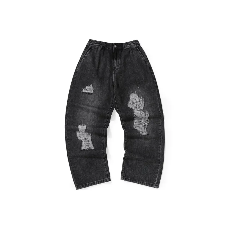 GENANX Jeans Men Black Gray Color-0