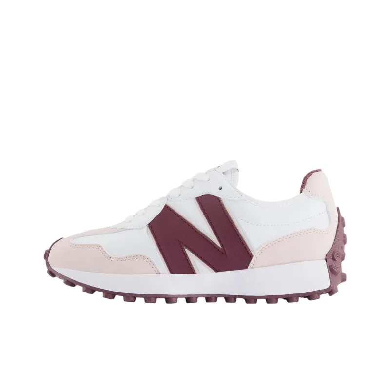 New Balance NB 327 Anti Slip Wear Resistant Low Top Golf Shoes Women's White Pink-0