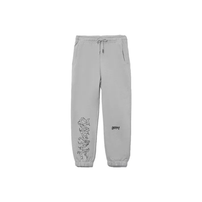 LiNing Knitted Sweatpants Men's Gray-0