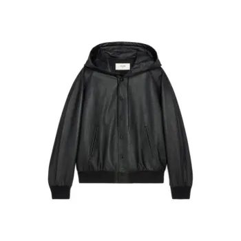 CELINE Hooded CELINE Jacket In Soft Lambskin