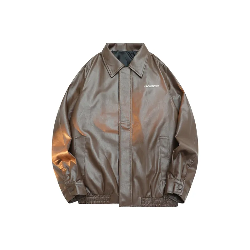 ARCANEFUNK Leather Jacket Unisex-2