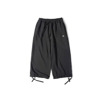 DAKYAM Straight Thickened Sports Pants Unisex Black