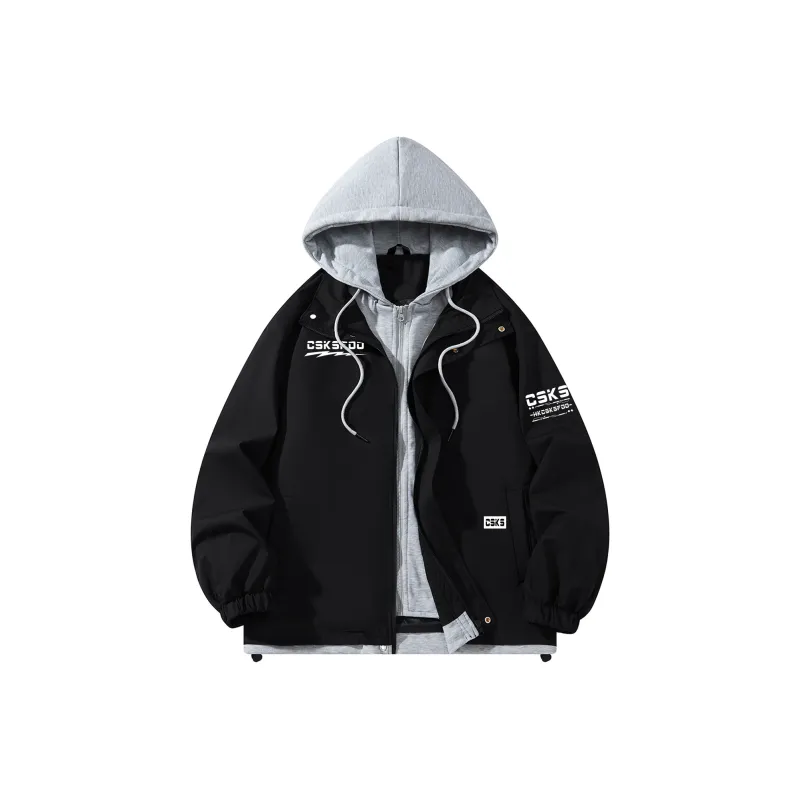 CSKS Jackets Coats Unisex Black-2