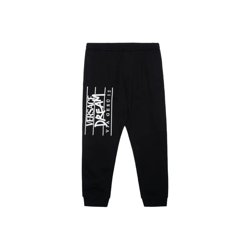 VERSACE Logo Printed High Waist Track Pants-0