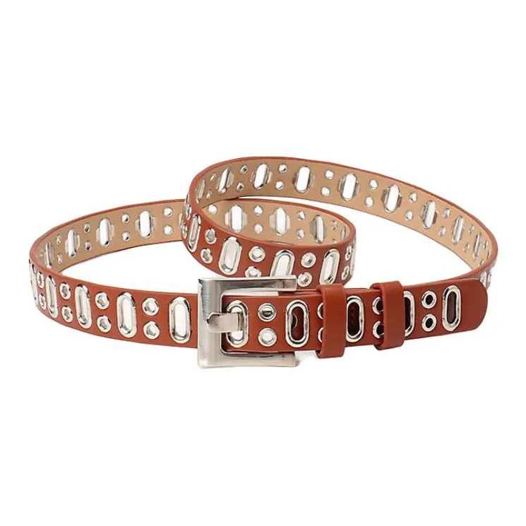 JEANSWEST PU Leather Belts Women's 2.4CM-2