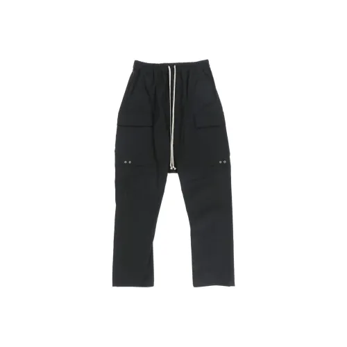 RICK OWENS Cargo Pants Men Black