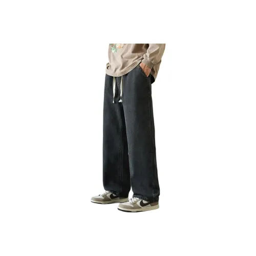 Tonlion Jeans Unisex Black Gray Color