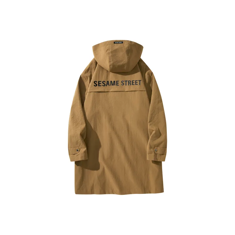 SESAME STREET Trench Coats Unisex-8